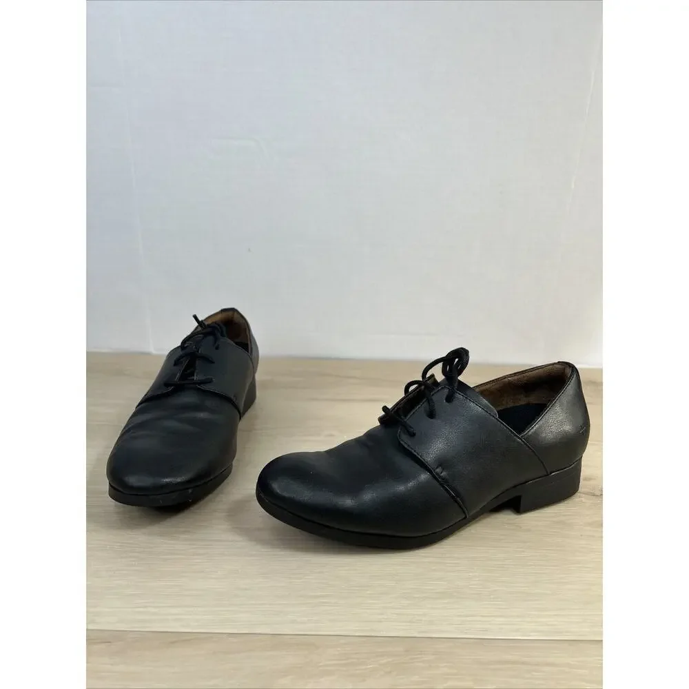 Shoes For Crews Black Slip Resistant Work Shoes Lace Up Loafers Women’s Size 7